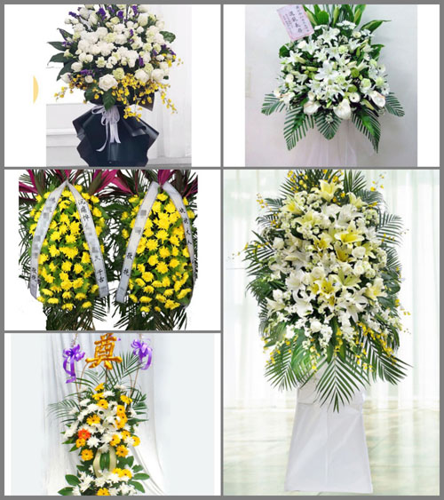 福建福州永泰县嵩口镇佳洋村白事花篮预定